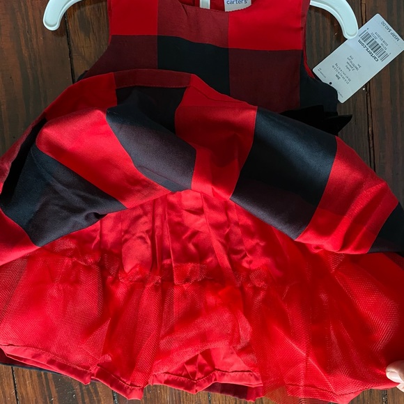 Carter’s Buffalo Plaid Dress 3m NWT - Picture 2 of 2
